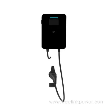 OEM ODM 11kw 22kw Portable EV Wallbox Charger Type 2 Home Electric Car Charger with LCD Display